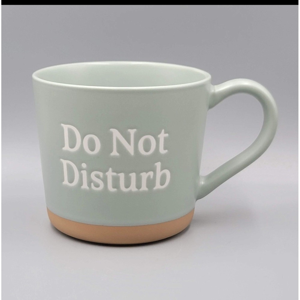 Do Not Disturb Coffee Mug Threshold Sage Green Large